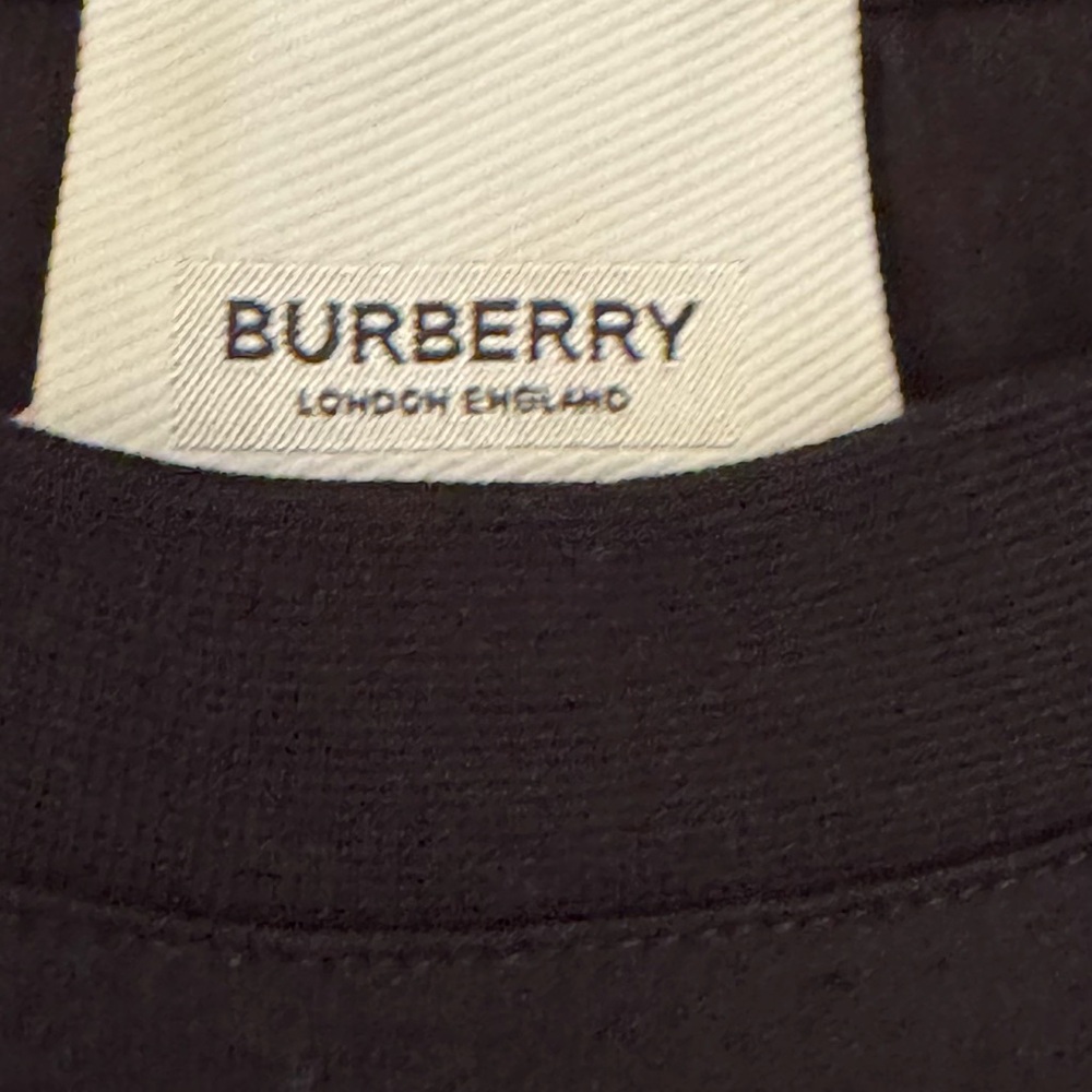 Burberry Black Short Sleeve Tee - Picture 5 of 6